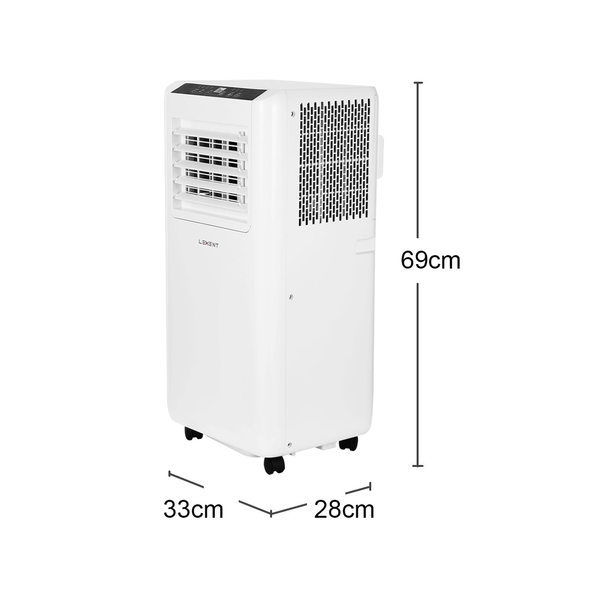 LEXENT AC5 Portable Air Conditioner 9000 BTU, 25L Dehumidifier, Model