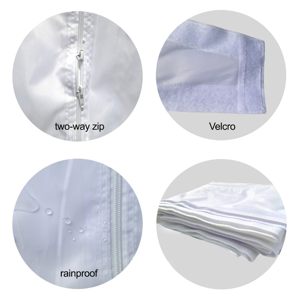 Window Sealing kit for Portable Air Conditioners, Waterproof White Air Conditioner Window Seal