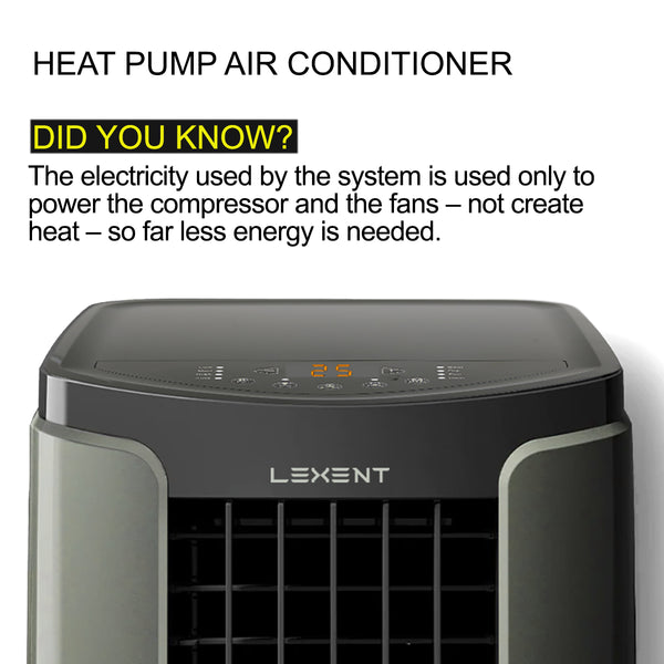 LEXENT AC1 SPRINT Heat Pump Portable Air Conditioner 12000 BTU