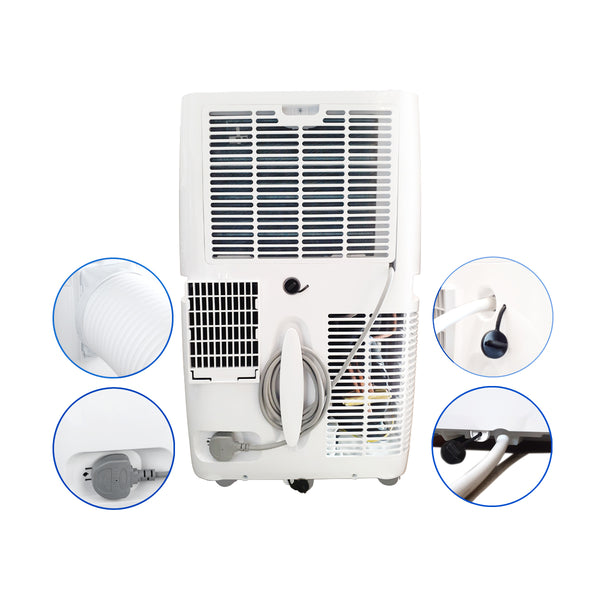 LEXENT AC6 Portable Air Conditioner / Heater 12000 BTU, 30L Dehumidifier, Model: LCH12WF