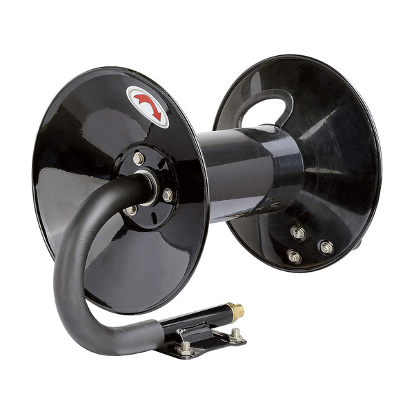 SuperHandy Air Hose Hand Crank Reel Retractable 3/8" Inch x 30m Heavy Duty Steel Locking Spring (Hose Not Included) SKU:GEUR010