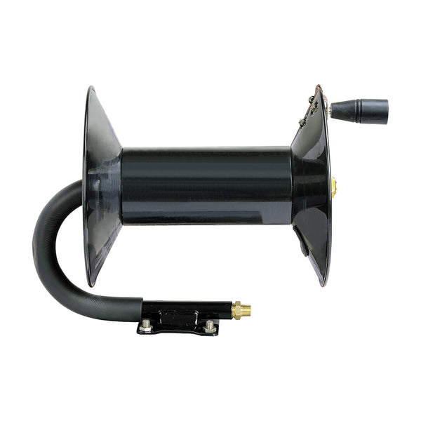 SuperHandy Air Hose Hand Crank Reel Retractable 3/8" Inch x 30m Heavy Duty Steel Locking Spring (Hose Not Included) SKU:GEUR010