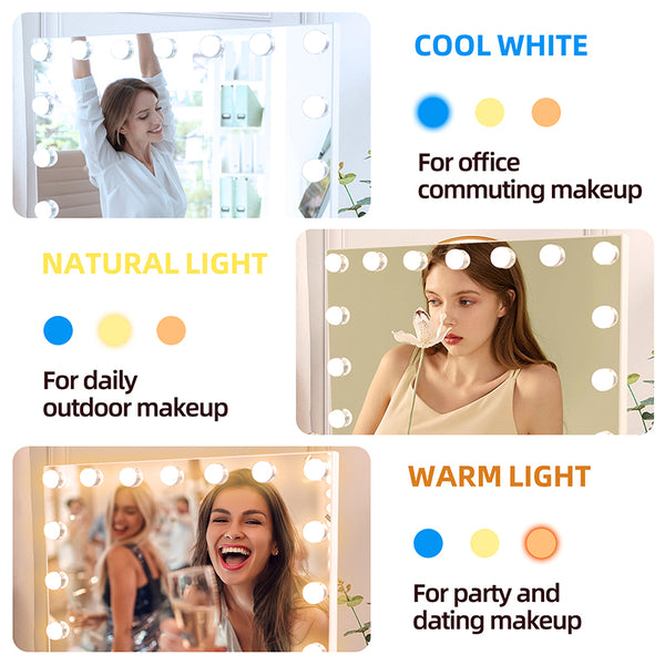 Hollywood Vanity Mirror 15 Dimmable LED Bulbs, SKU:MT005846-1.1A
