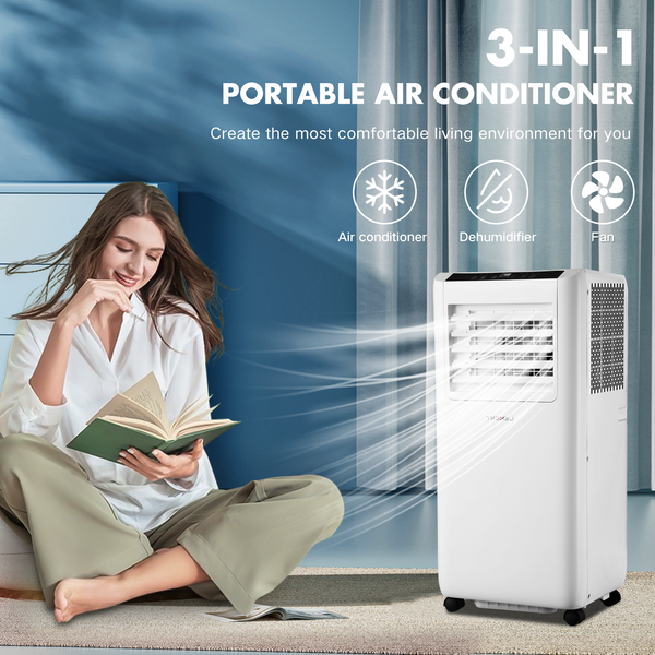 LEXENT AC4 Portable Air Conditioner 7000 BTU, 20L Dehumidifier, Model: LC7W
