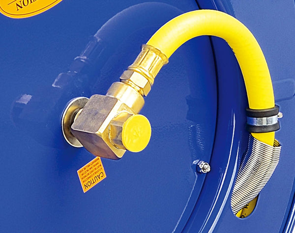 Goodyear Air Hose Reel Retractable 9.5mm x 20m 20BAR Max SBR Rubber Hose Heavy Duty Industrial Steel Single Arm Construction(GBR012)