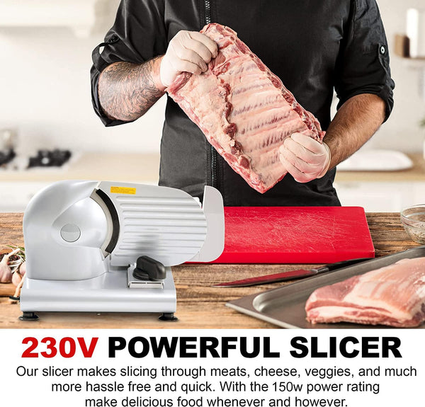 Kitchener Meat Deli Cheese Food Slicer 7.5" inch Professional Stainless Steel Blade SKU :GBM001