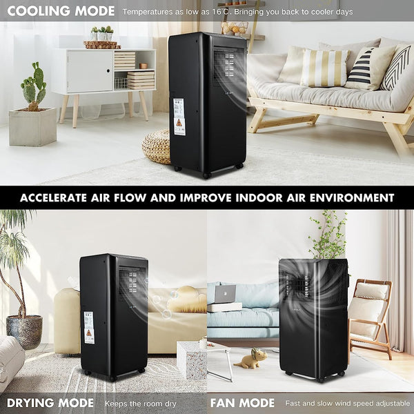 LEXENT AC2 Portable Air Conditioner 7000 BTU, Air Cooler, 20L Dehumidifier, Model: LC7B