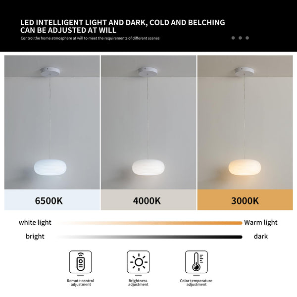 Garwarm Hanging Nordic Style Chandelier Light for Dining Room, Living Room, Bedroom